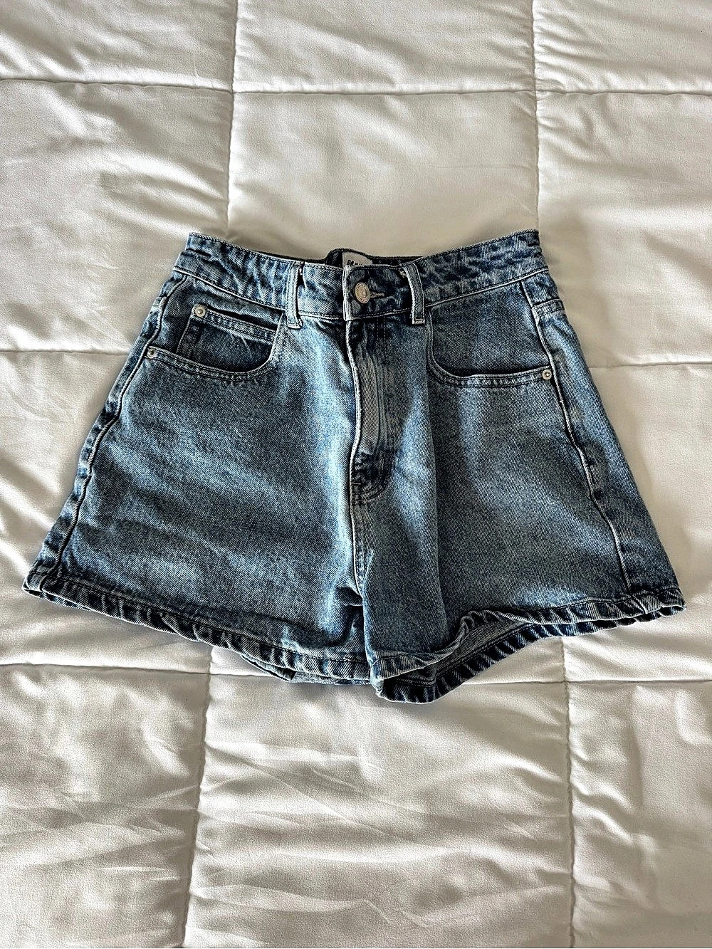 PRINCESS POLLY Women's Denim Jean Shorts Size 4